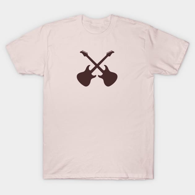 Crossed Guitars T-Shirt by NerdShizzle